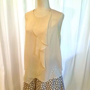 Beautiful NEW Ivory blouse/top